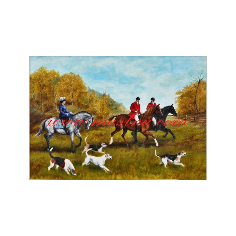 Autorský tisk ,,Parforsní hon"