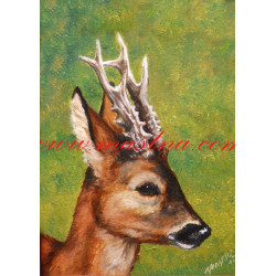 Autorský tisk srnec