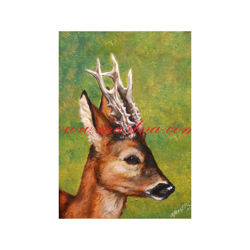 Autorský tisk srnec