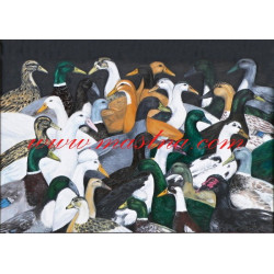 Autorský tisk kachny