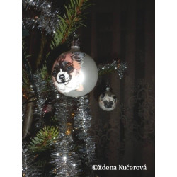 Skleněná ozdoba čivava