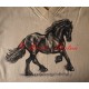 Malované tričko kůň
