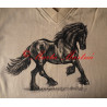 Malované tričko kůň
