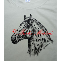 Malované tričko kůň