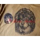 Malované tričko tibetská doga