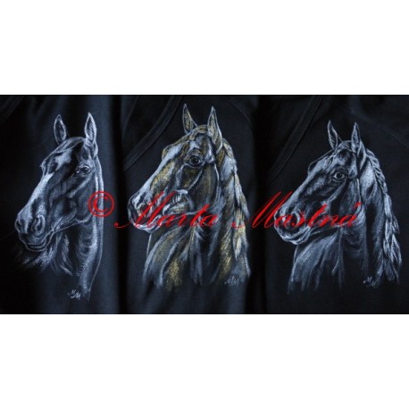 Malované tričko kůň