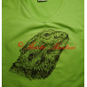 Malované tričko agama