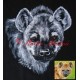 Malované tričko hyena