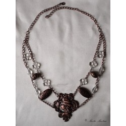 Ketlovaný náhrdelník v secesním stylu