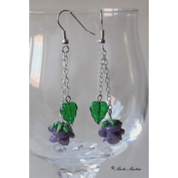 Náušnice vinuté růže