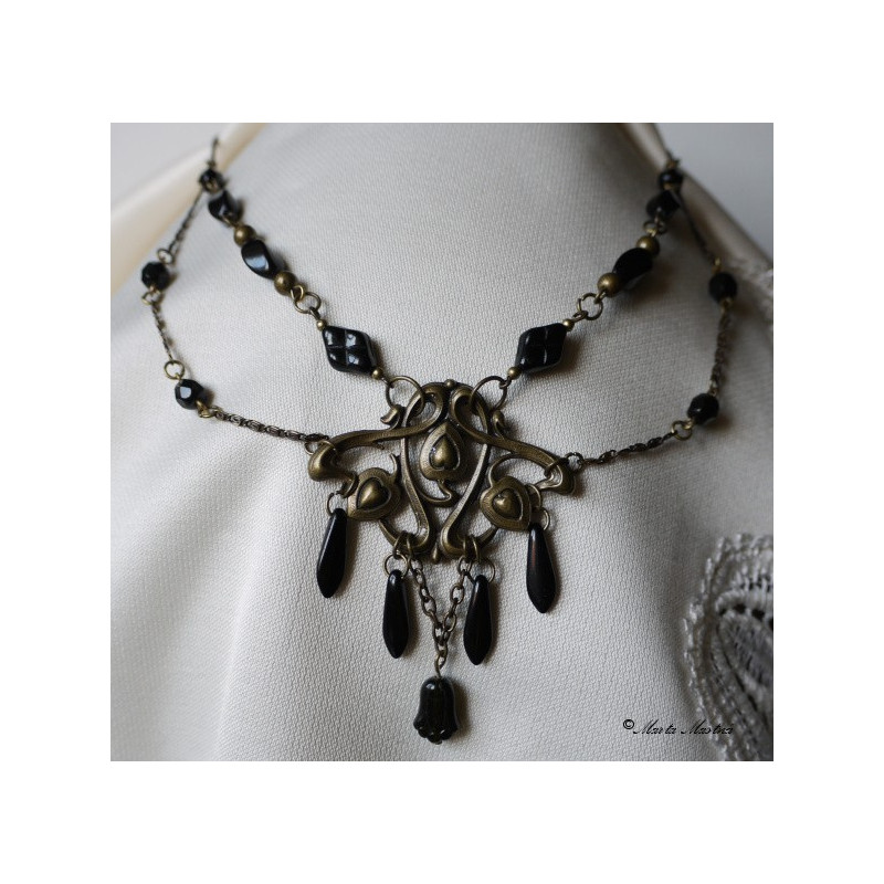 Náhrdelník v secesním stylu
