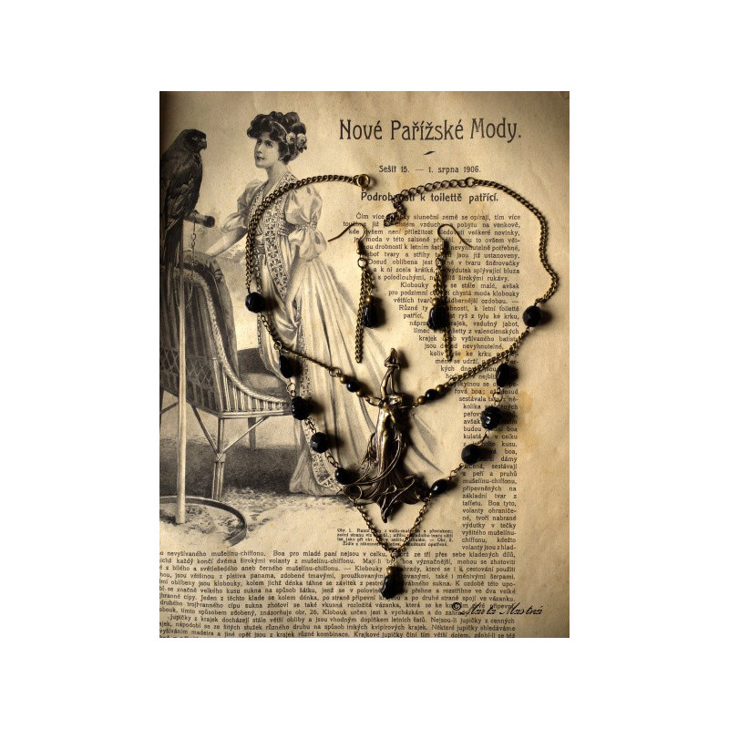 Náhrdelník v secesním stylu