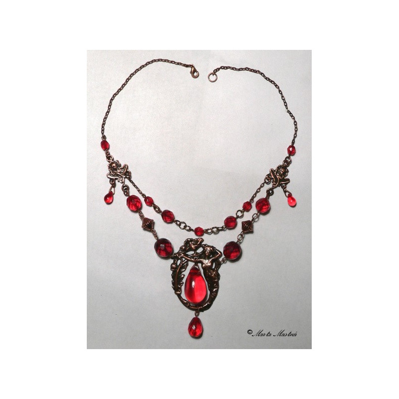 Náhrdelník v secesním stylu