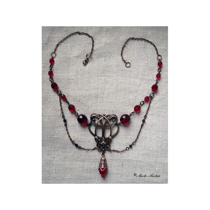 Náhrdelník v secesním stylu