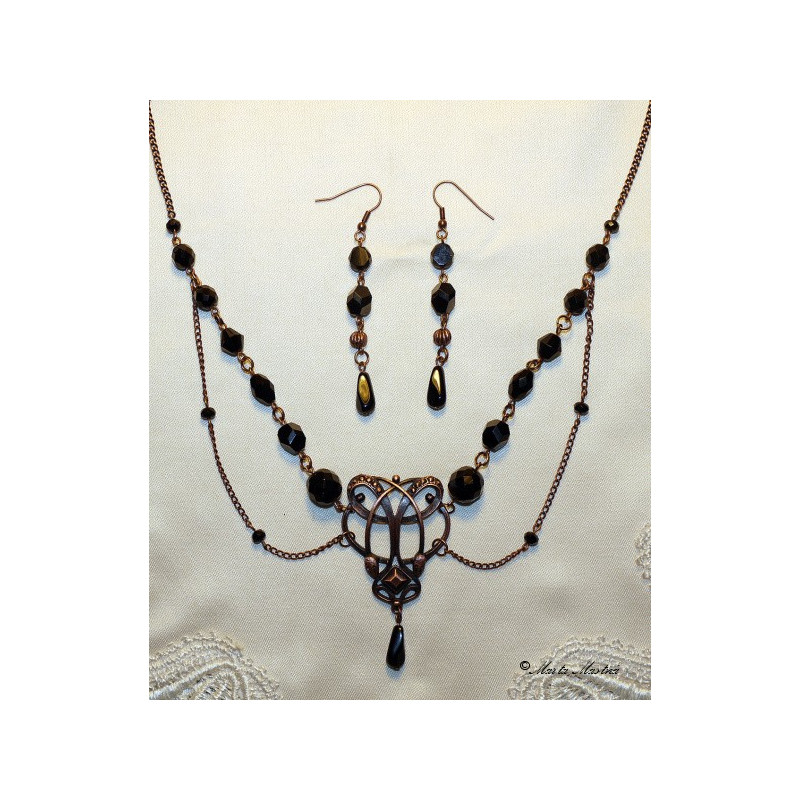 Náhrdelník v secesním stylu