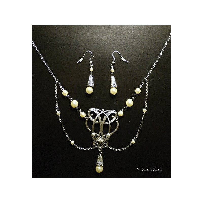 Náhrdelník v secesním stylu