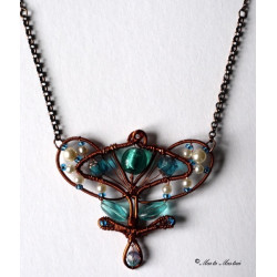 Náhrdelník v secesním stylu