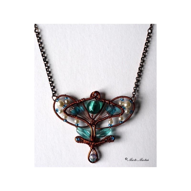 Náhrdelník v secesním stylu