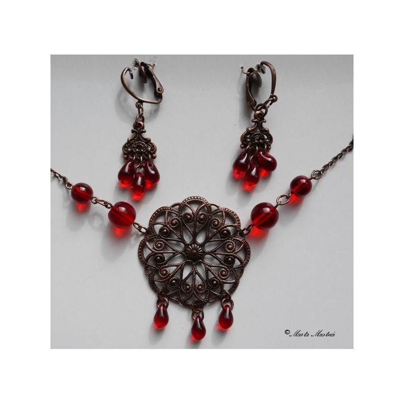 Náhrdelník v secesním stylu