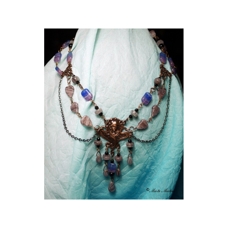 Náhrdelník v secesním stylu