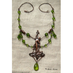 Náhrdelník v secesním stylu