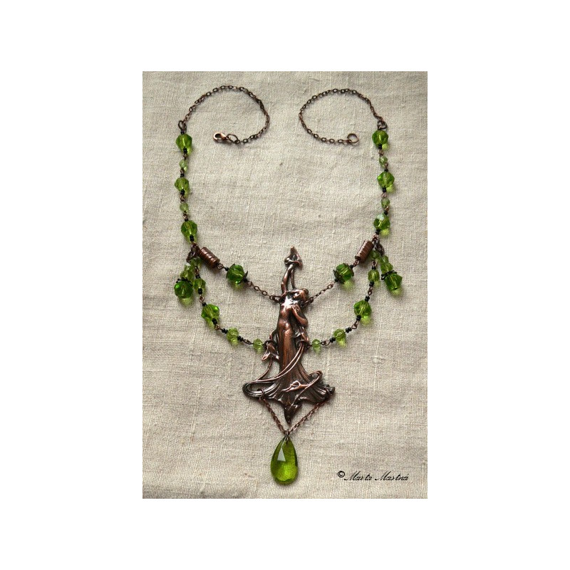 Náhrdelník v secesním stylu