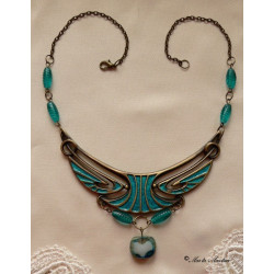 Náhrdelník v secesním stylu