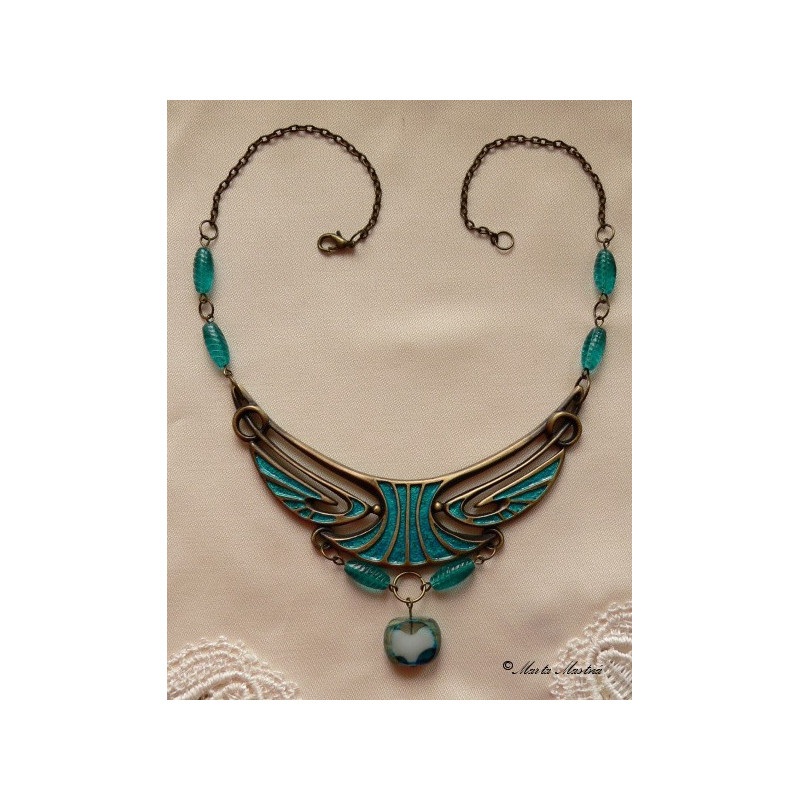 Náhrdelník v secesním stylu