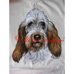 Malované polštářky vendéský baset