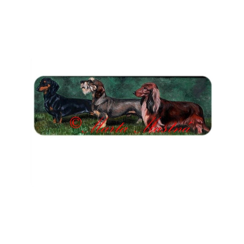 Autorský tisk jezevčík