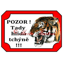 Tabulka tchýně, tygr