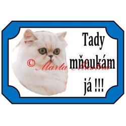 Tabulka kočka perská
