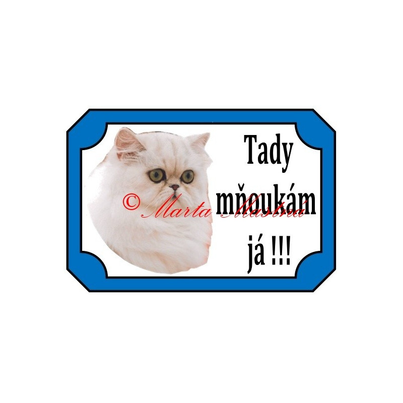 Tabulka kočka perská