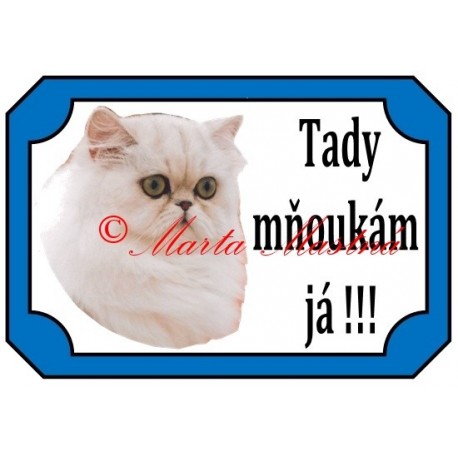 Tabulka kočka perská