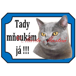 Tabulka kočka britská