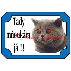 Tabulka kočka britská