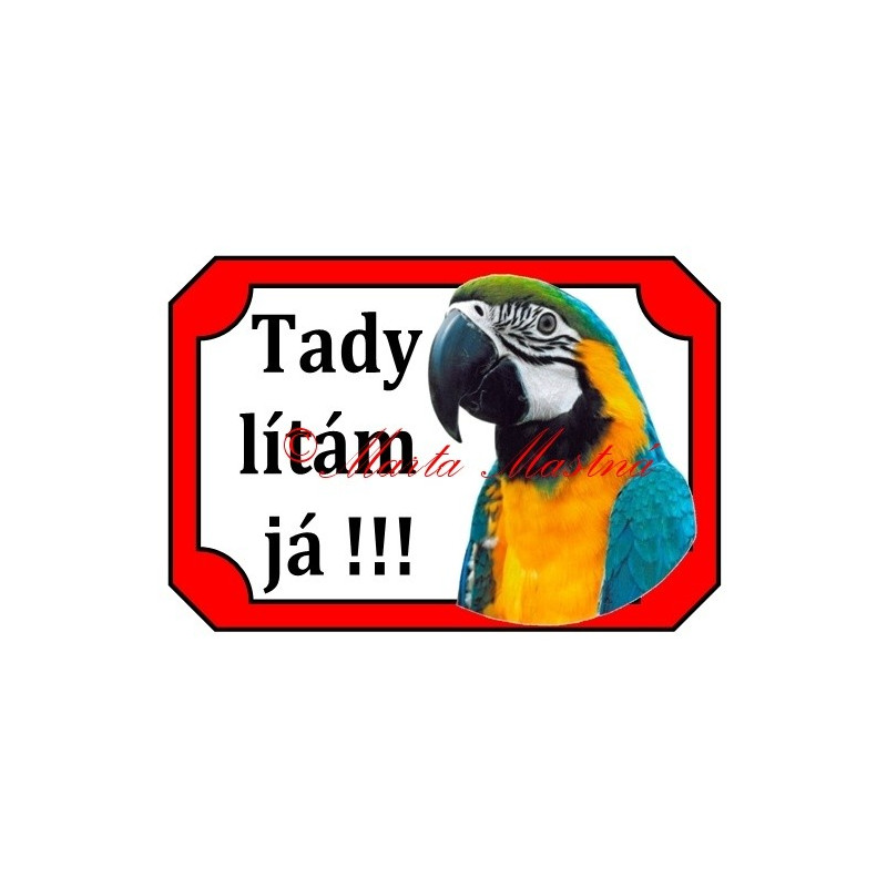 Tabulka papoušek ara
