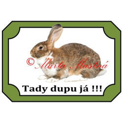 Tabulka králík strakáč