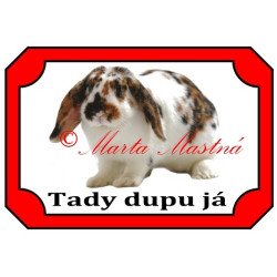 Tabulka králík strakáč beran