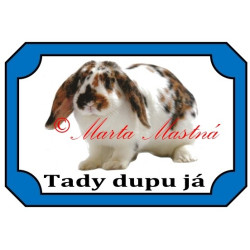 Tabulka králík strakáč beran