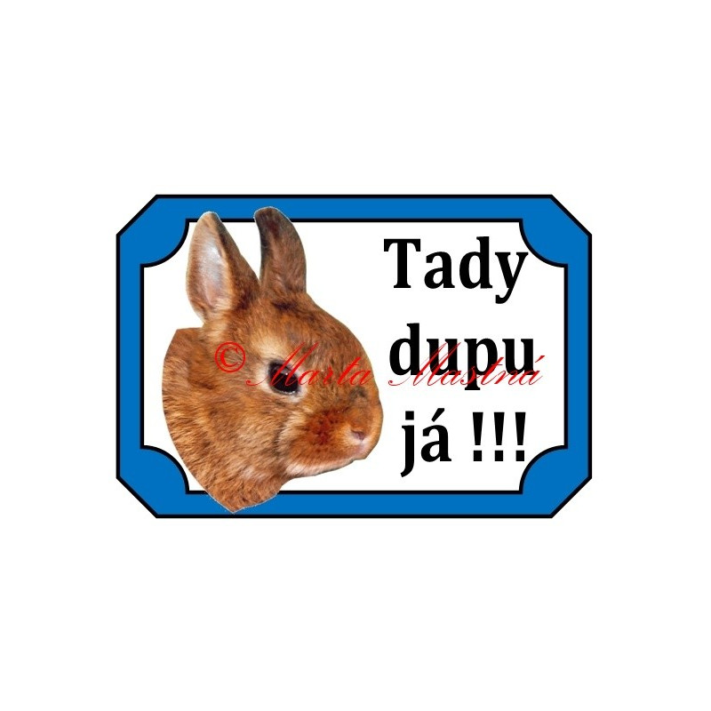 Tabulka králík zakrslý