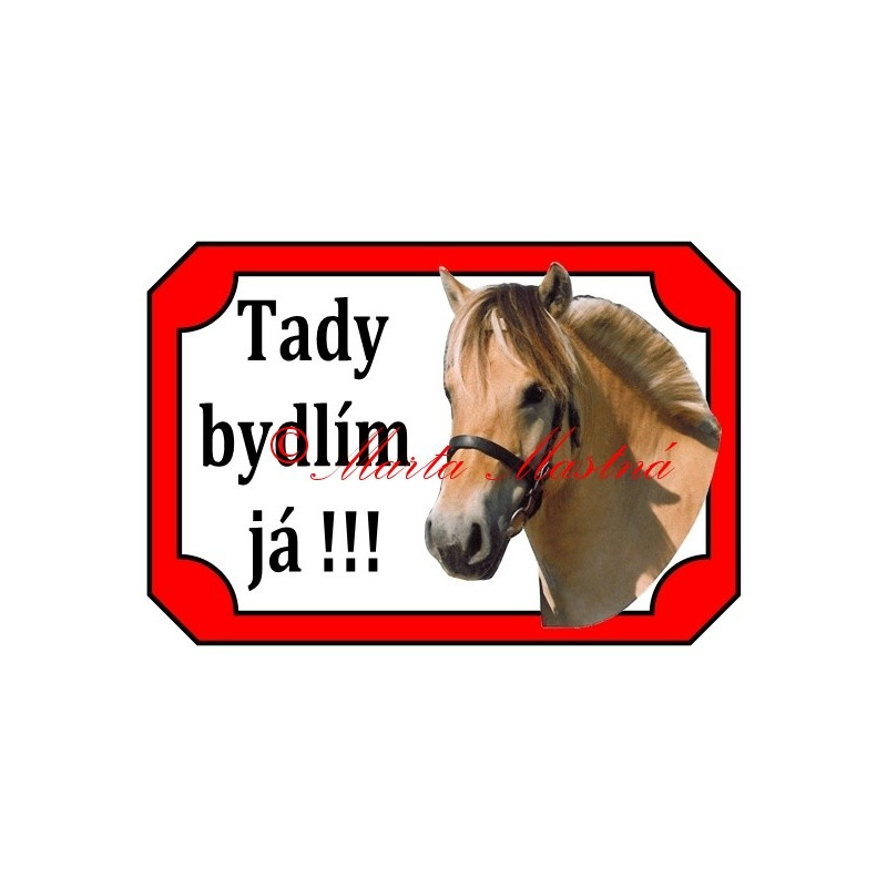 Tabulka kůň fjordský