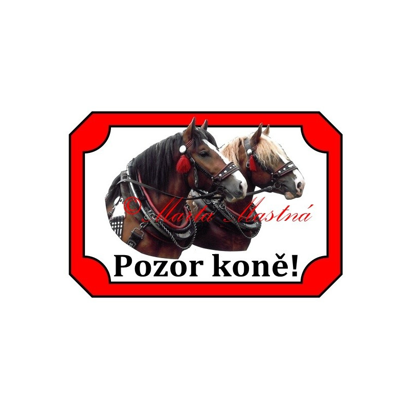 Tabulka kůň chladnokrevník