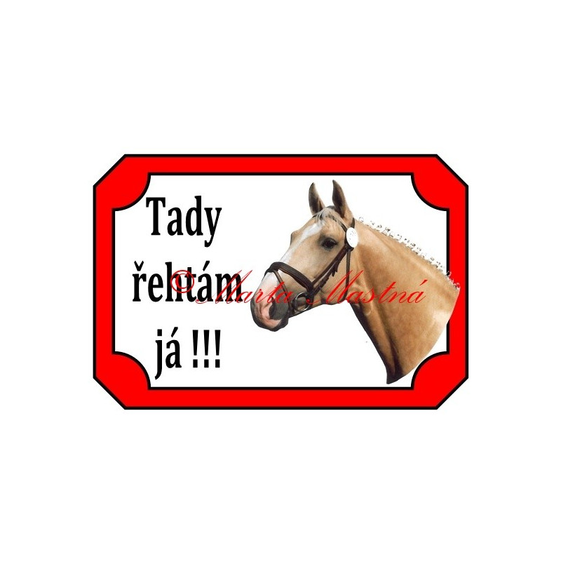 Tabulka kůň Kinský