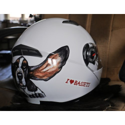 Malba pro polep přilby - baset