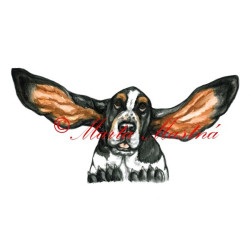 Malba pro polep přilby - baset