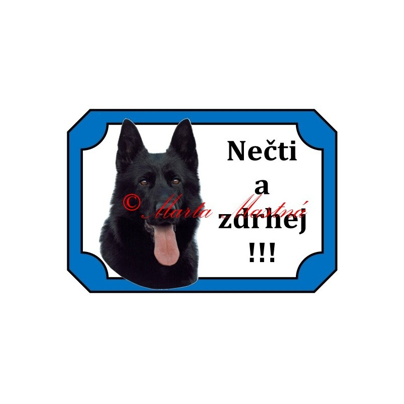 Tabulka německý ovčák