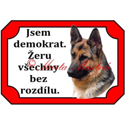 Tabulka německý ovčák