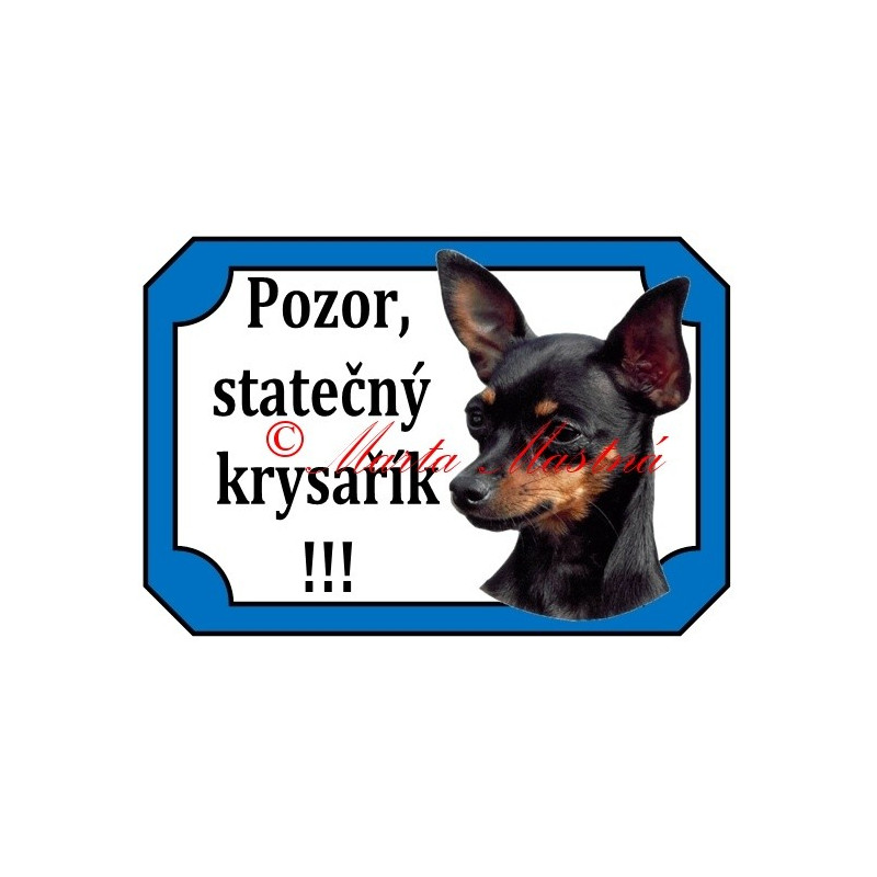 Tabulka pražský krysařík