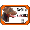 Tabulka dobrman hnědý